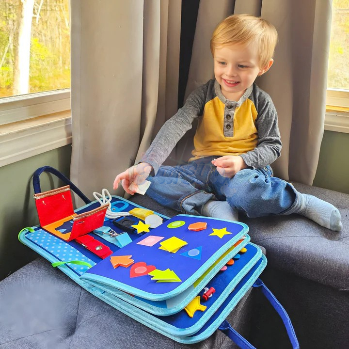 Pufella Montessori Aktivite Çantası | 8 Sayfa