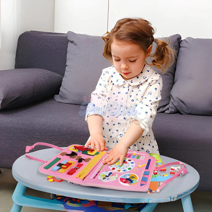 Pufella Montessori Aktivite Çantası | 8 Sayfa