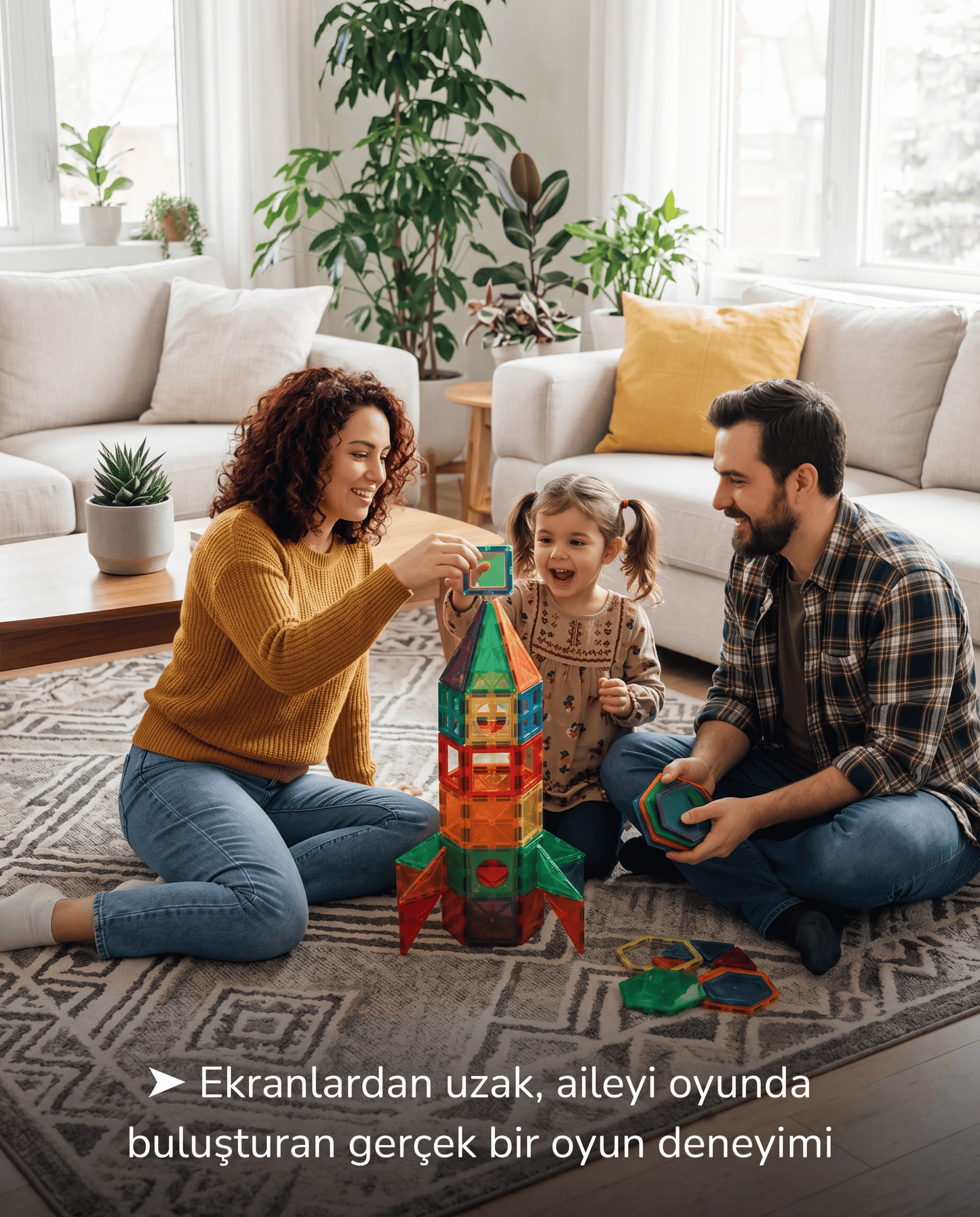 Pufella Manyetik Yapı Blokları Arabalı