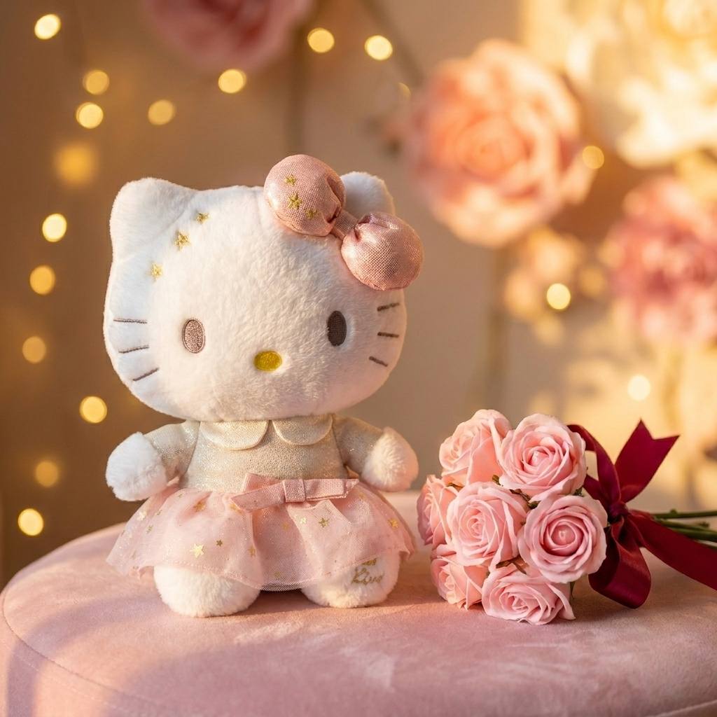 Pufella Hello Kitty Prenses Peluş