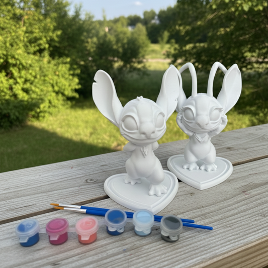 15 cm Stitch & Angel Boyama Seti